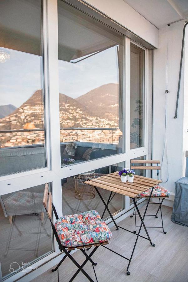 Lakeview Panorama Penthouse With Washer & Dryer ルガーノ エクステリア 写真